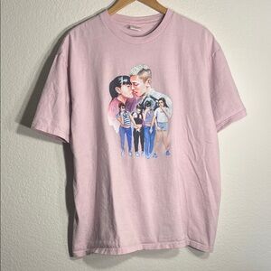 Suprem Kiss Light Pink Crew Neck Tee